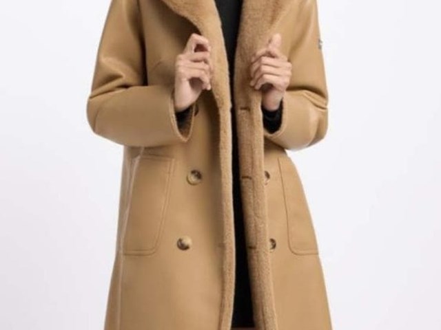 Abrigo reversible camel