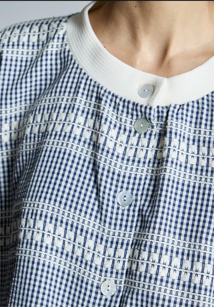 Foto 6 Blusa cuadro vichy con bordado