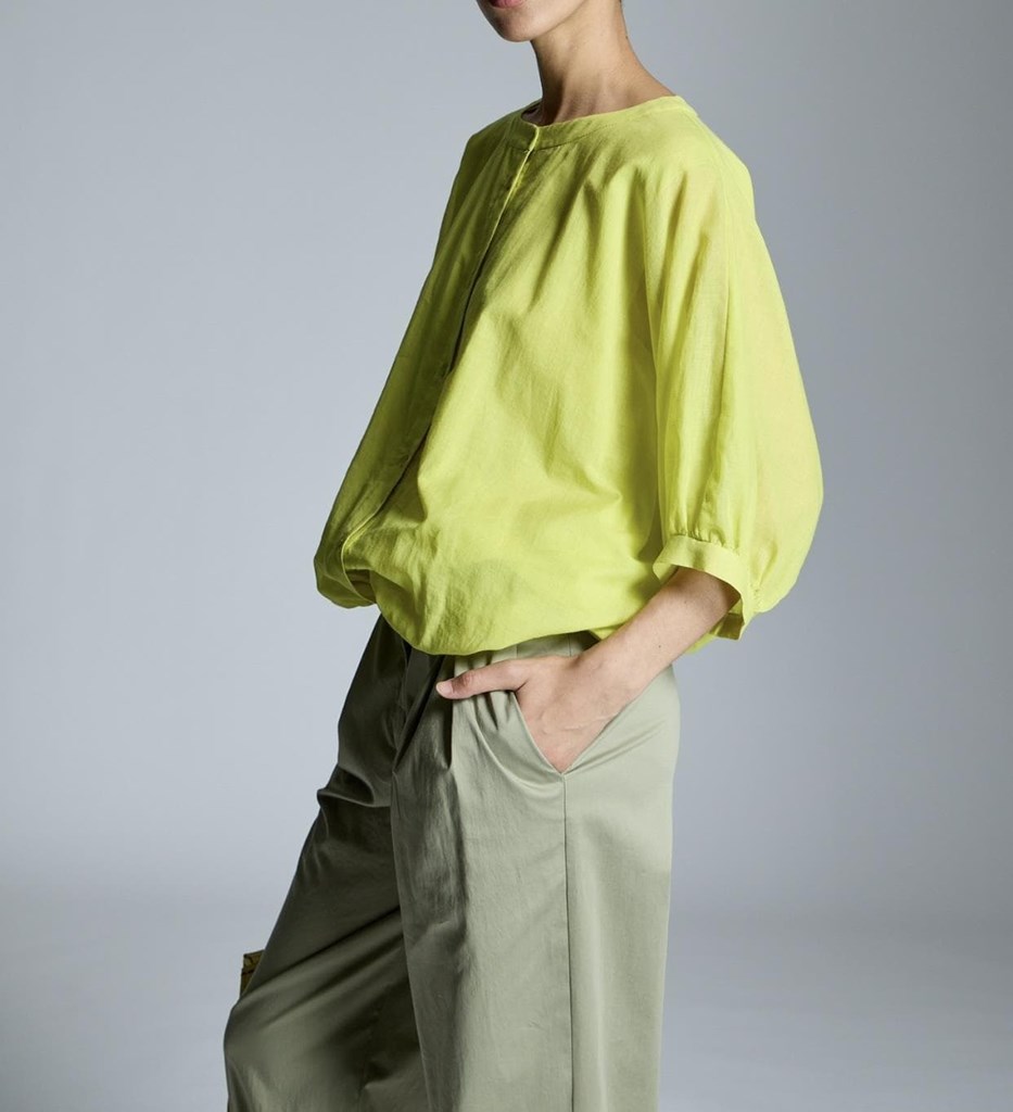 Foto 2  Blusa lima manga amplia