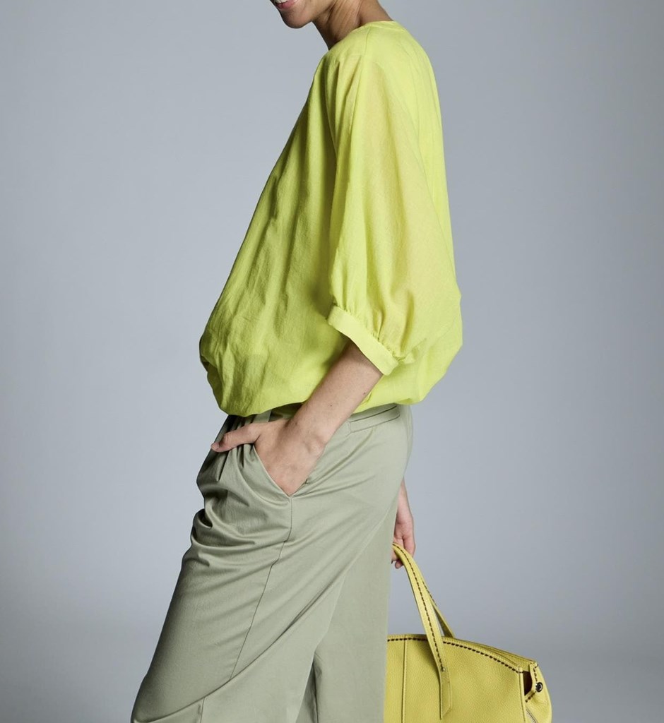 Foto 4  Blusa lima manga amplia