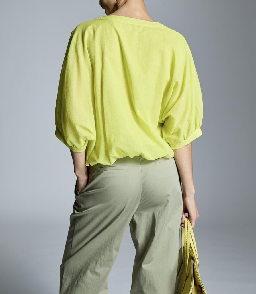 Foto 5  Blusa lima manga amplia