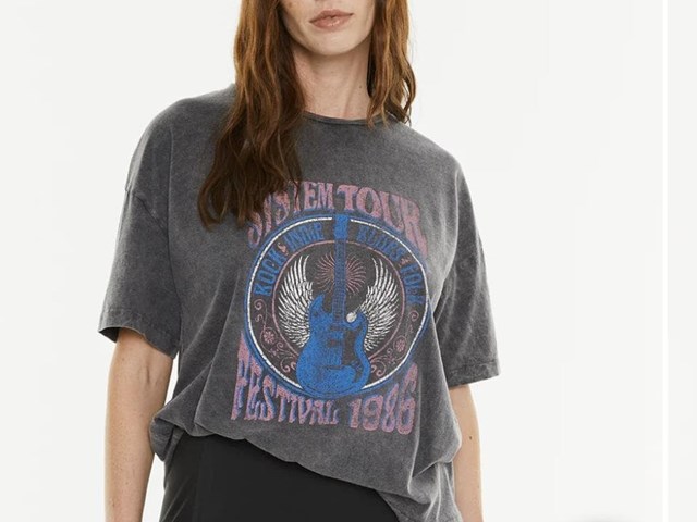 Camiseta guitarra