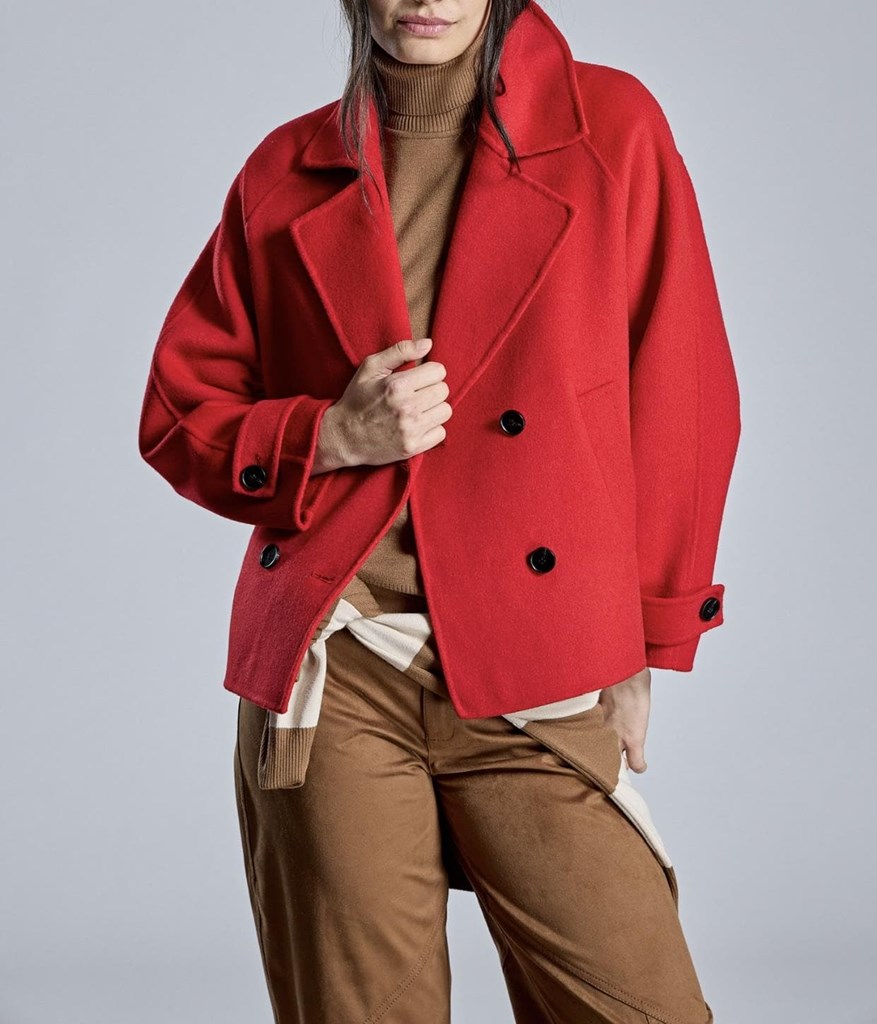 Foto 1 Chaqueta de paño roja
