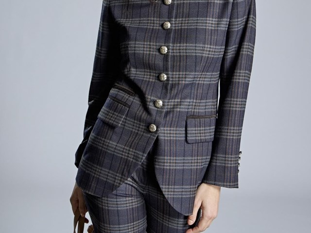 Chaqueta militar cuadros