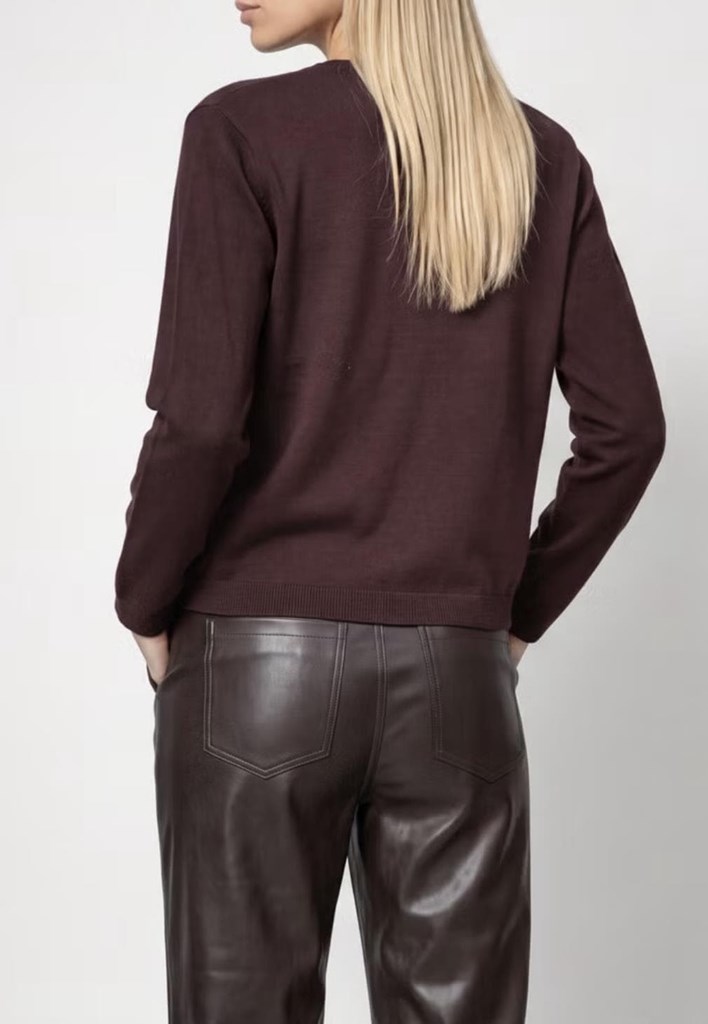 Foto 4 Chaqueta rombos marrón