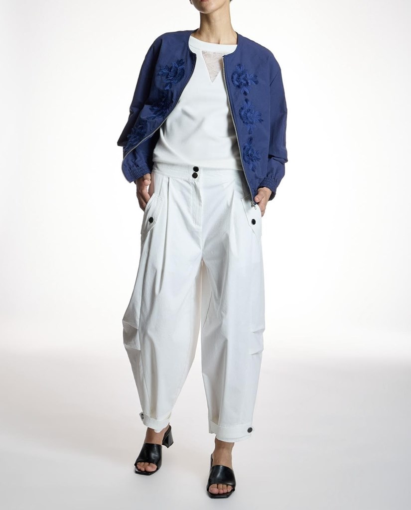 Foto 1 Pantalón cargo blanco