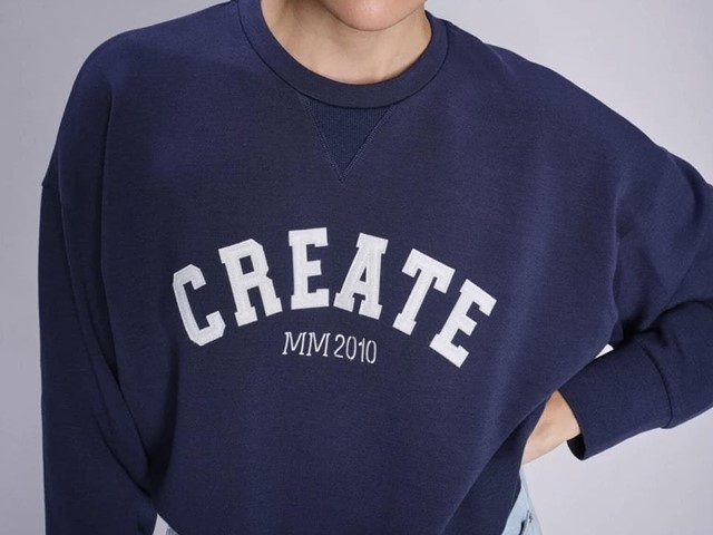Sudadera Create azul marino