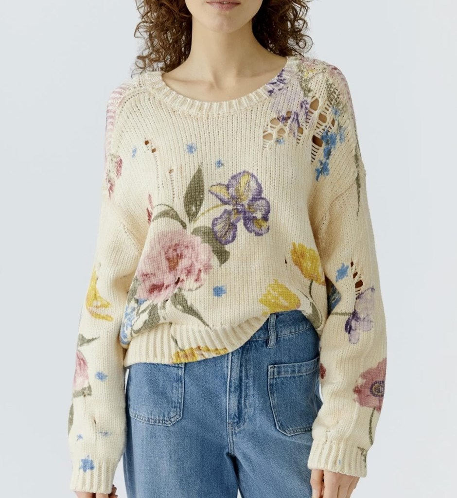Foto 1 Suéter estampado floral