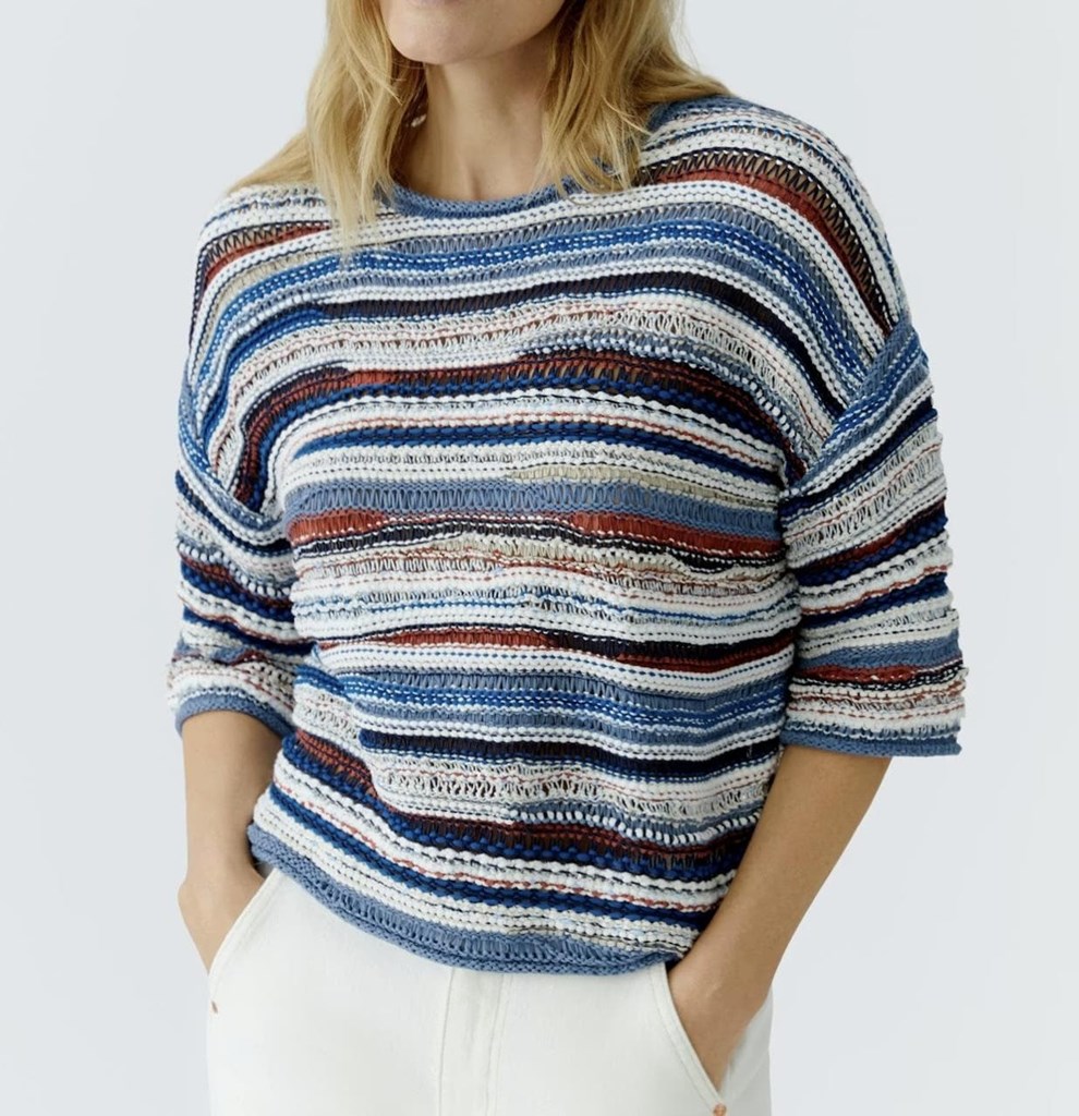 Foto 1 Suéter mezcla hilos