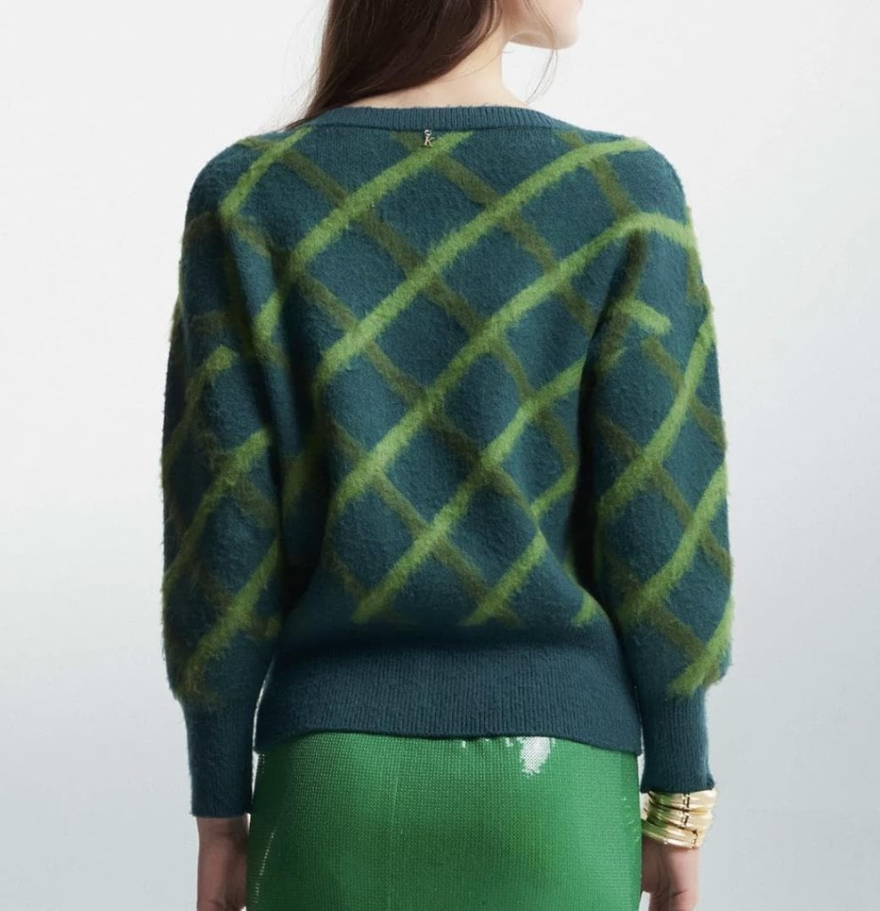 Foto 2 Suéter rombos verde 