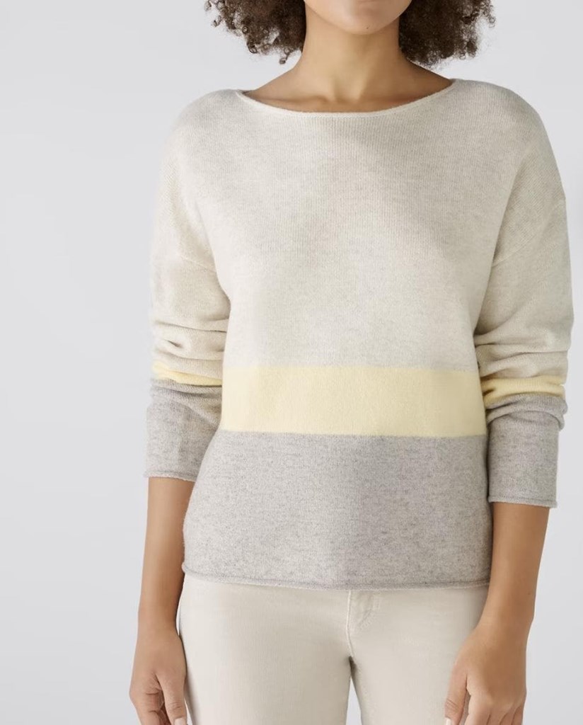 Foto 1 Suéter tricolor suave