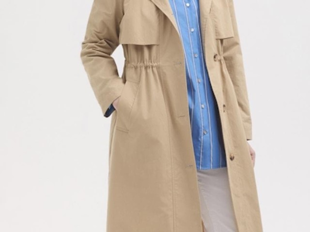 Trench clásico beige