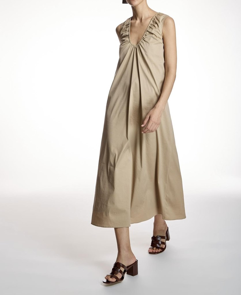 Foto 2 Vestido escote fruncido