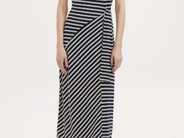 Vestido rayas marino